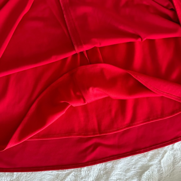 Red two piece beaded homecoming formal dress - Picture 12 of 16